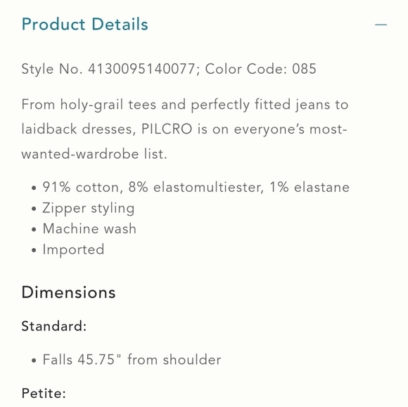 NWT Anthropologie Pilcro Icon Fluted Denim Midi Dress Size Small Coral - Picture 3 of 14